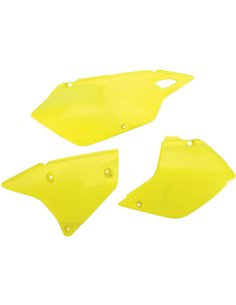 Caches latéraux Suzuki Drz400E Rm-jaune Su03979-102 UFO-Plast
