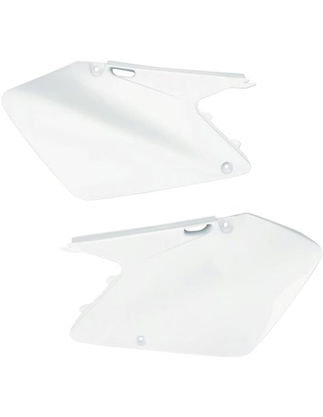 Tampas laterais Suzuki Rm125-250 branco Su03996-041 UFO-Plast