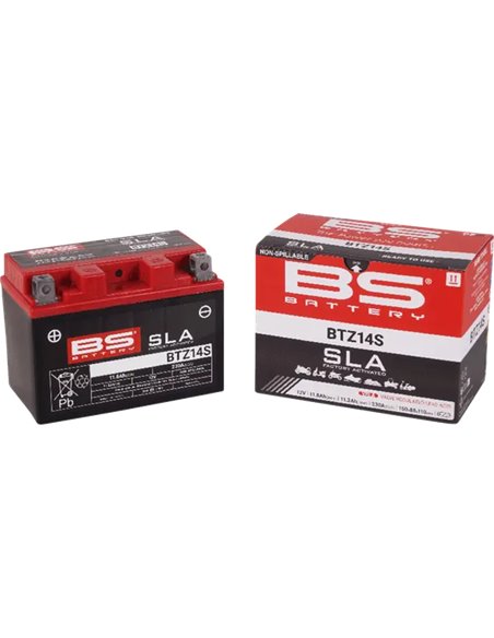 Baterías SLA AGM activadas de fábrica y sin mantenimiento BS BATTERY 300638-1