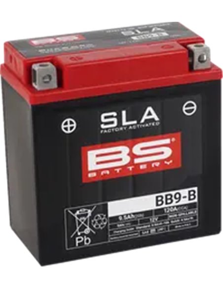 Baterías SLA AGM activadas de fábrica y sin mantenimiento BS BATTERY 300638-1