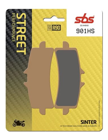Pastillas de freno delanteras sinterizadas HS Street Excel SBS 901HS