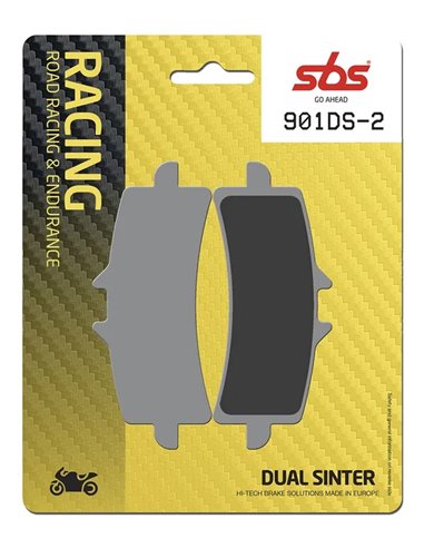 Pastillas de freno sinterizadas dobles DS Racing SBS 901DS-2