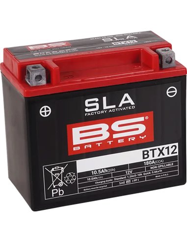 Baterías SLA AGM activadas de fábrica y sin mantenimiento BS BATTERY 300680