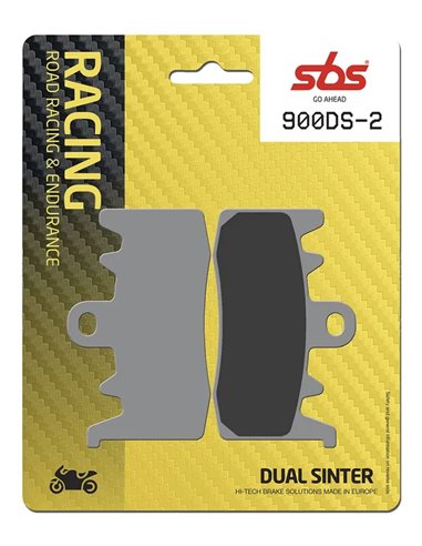 Pastillas de freno sinterizadas dobles DS Racing SBS 900DS-2