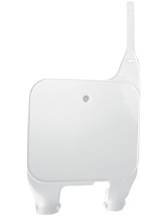 Tapa frontal porta-nombre davantera Inverted Fork Suzuki Rm125-250 blanc Su02921-041 UFO-Plast