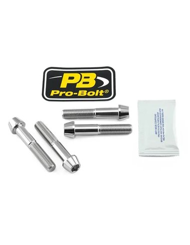 Juego de tornillos de montaje de pinza de acero inoxidable PRO BOLT SSFBMON170
