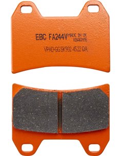 Pastillas de Freno Semisinterizadas "V" EBC FA244V
