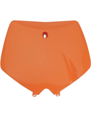 Tapa frontal porta-nombre Ktm 2-4-Stroke taronja Kt03063-127 UFO-Plast