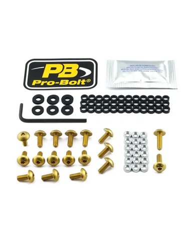 Kit de tornillería en aluminio para carenado KTM PRO BOLT FKTM410G