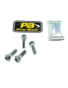 Kit tornillo eje de rueda delantera en titanio PRO BOLT TIFAPINCH160