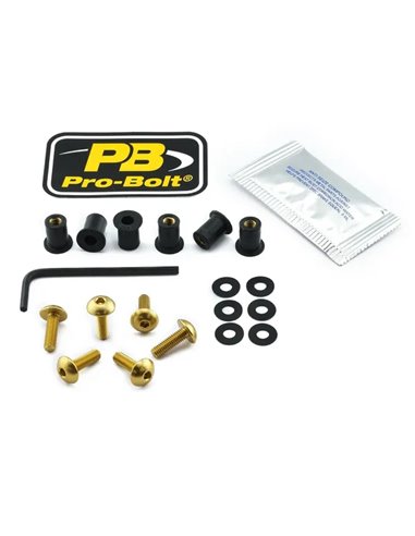 Kit de herrajes de aluminio para pantalla PRO BOLT SK6G