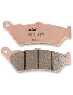 Pastillas de freno traseras sinterizadas LS Street Excel SBS 674LS