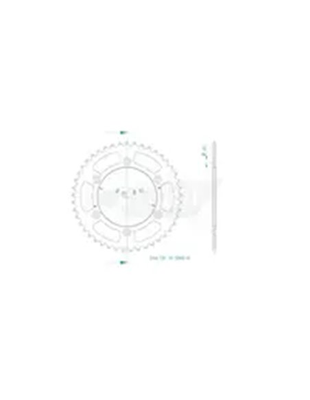 CORONA TRASERA ESTÁNDAR 520 ESJOT 50-32065-45