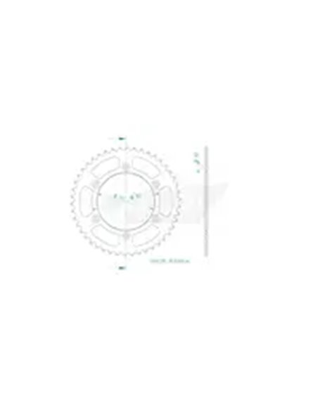 CORONA TRASERA ESTÁNDAR 520 ESJOT 50-32065-46