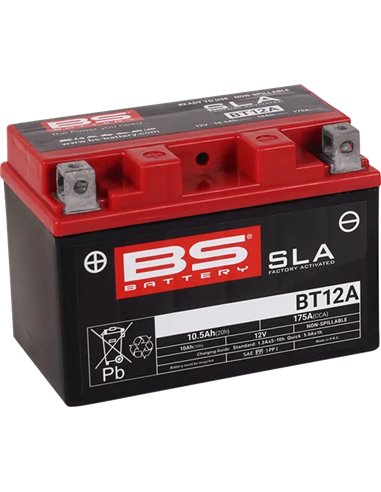 Baterías SLA AGM activadas de fábrica y sin mantenimiento BS BATTERY 300679
