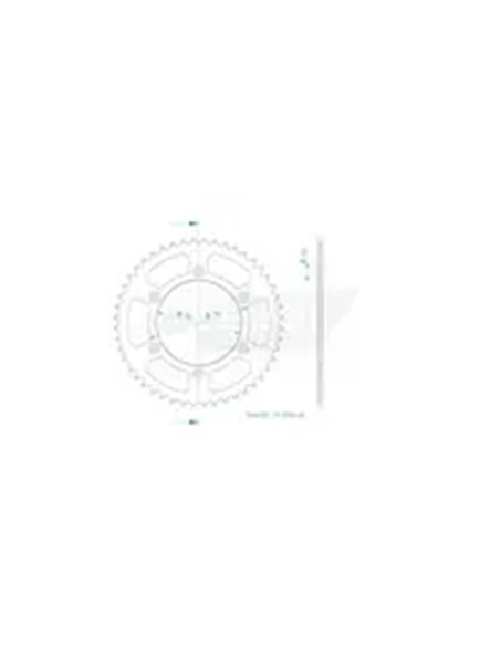 CORONA TRASERA ESTÁNDAR 520 ESJOT 50-32065-48