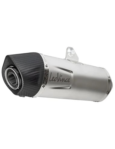 Silenciador Slip-On LV One Evo Acero inox. LEOVINCE 14363EK