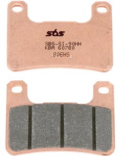 Pastillas de freno delanteras sinterizadas HS Street Excel SBS 806HS