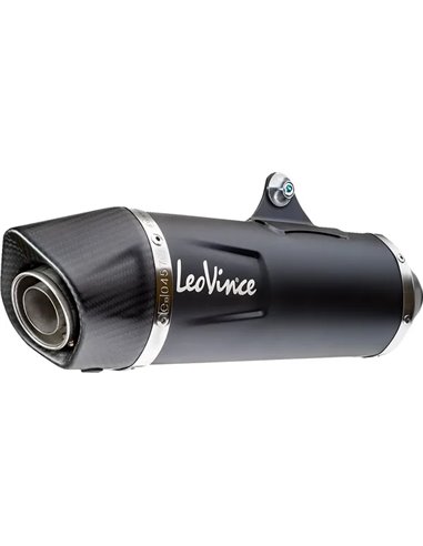 Silenciador Slip-On Nero - acero inoxidable LEOVINCE 14074U