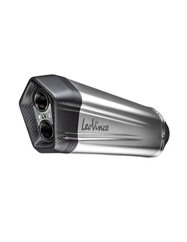 Silenciador Slip-On LV-12 Acero inox. LEOVINCE 15302