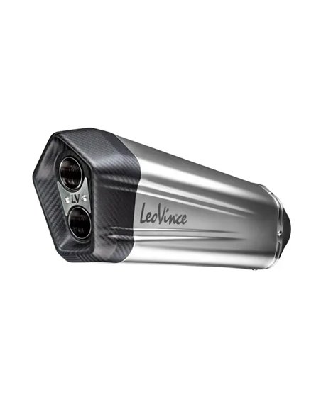 Silenciador Slip-On LV-12 Acero inox. LEOVINCE 15302
