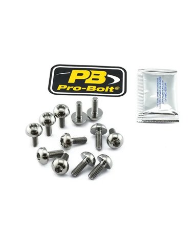 Kit de tornillos de montaje de disco de freno de titanio PRO BOLT TI12DISCHONF