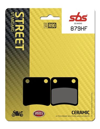 Pastillas de freno cerámicas orgánicas HF Street SBS 879HF