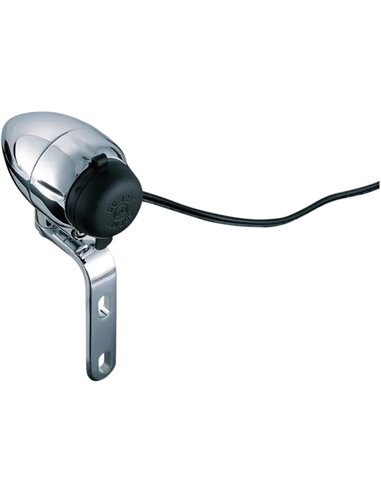 Toma de corriente para abrazadera de soporte maneta freno/embrague KURYAKYN KUR1483