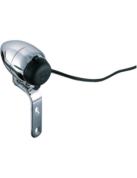 Toma de corriente para abrazadera de soporte maneta freno/embrague KURYAKYN KUR1483