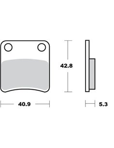 Pastillas de freno cerámicas MOTO-MASTER 412404