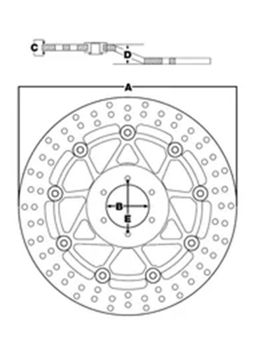 Discos de freno RAC TRW MST447RAC