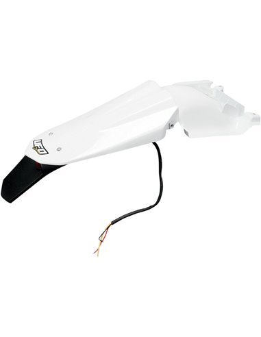 Enduro rear fender W- Led-Light Husqvarna Te-Tc white Hu03333-041 UFO-Plast
