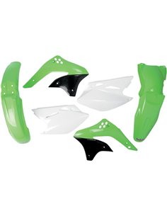 Kit de plástico Kawasaki Kxf450 cor original Kakit209E-999 UFO-Plast