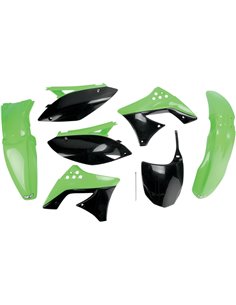 Kit de plástico Kawasaki Kxf250 cor original Kakit212E-999 UFO-Plast