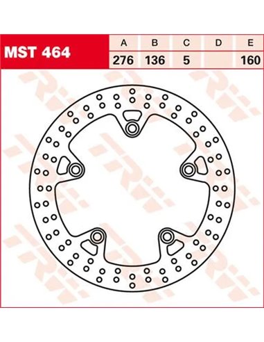 Discos de freno TRW MST464