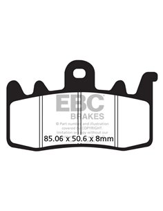 Pastillas de freno orgánicas serie FA EBC FA630