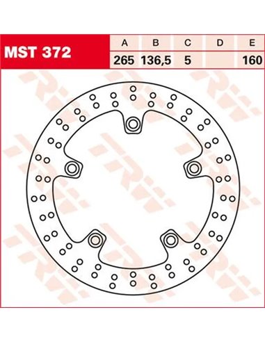 Discos de freno TRW MST372