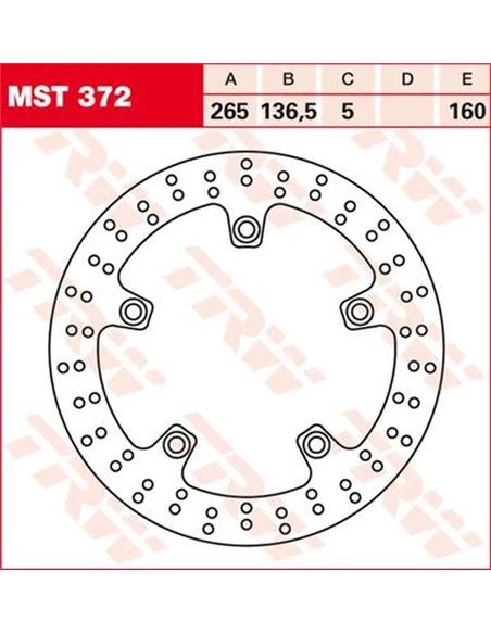 Discos de freno TRW MST372