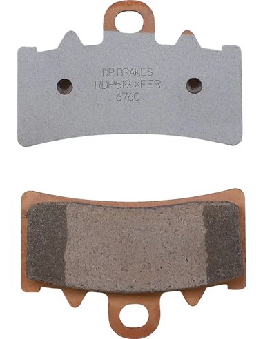 Pastillas de freno sinterizadas de titanio RDP X-Race DP BRAKES RDP519