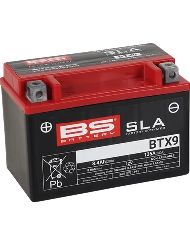 Baterías SLA AGM activadas de fábrica y sin mantenimiento BS BATTERY 300674