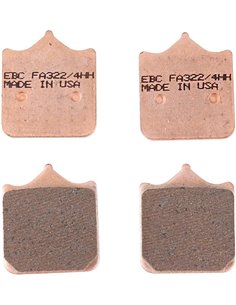 Pastillas de freno sinterizadas "HH" EBC FA322/4HH