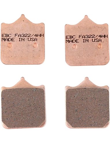 Pastillas de freno sinterizadas "HH" EBC FA322/4HH