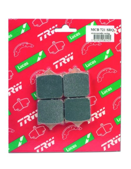 Pastillas de Freno Sinterizadas Serie SV TRW MCB721SV