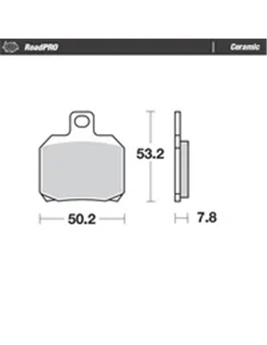 Pastillas de freno cerámicas MOTO-MASTER 404804