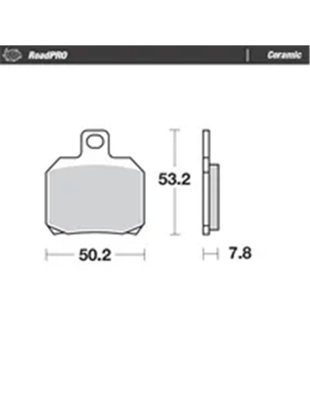Pastillas de freno cerámicas MOTO-MASTER 404804
