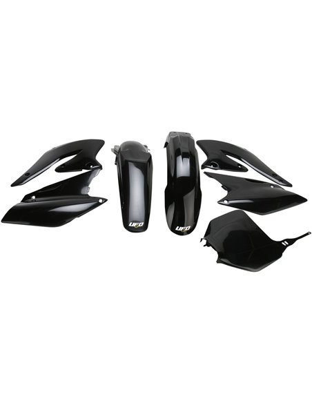 Kit de plástico preto Suzuki Rmz250 Sukit403E-001 UFO-Plast