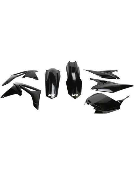 Kit de plásticos Suzuki Rmz250 negro Sukit411E-001 UFO-Plast