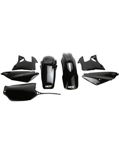 Kit de plásticos Yamaha Yz125-250 negro Yakit300E-001 UFO-Plast