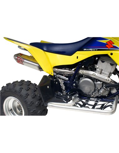 Linha de exaustão completa Yoshimura Signature RS-2, aço inoxidável, alumínio silencioso LT-Z400