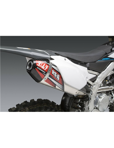 Full exhaust line Signature Yoshimura RS-4, stainless steel, aluminum silencer, Yamaha YZ450F